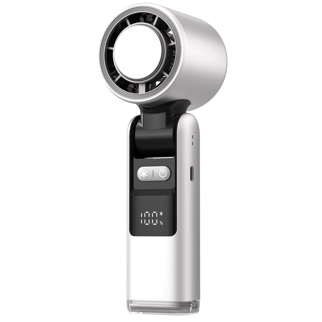 Super Mini Turbo Fan 100 Levels (USB Powered Digital Display for Outdoor Camping Office Dorm)