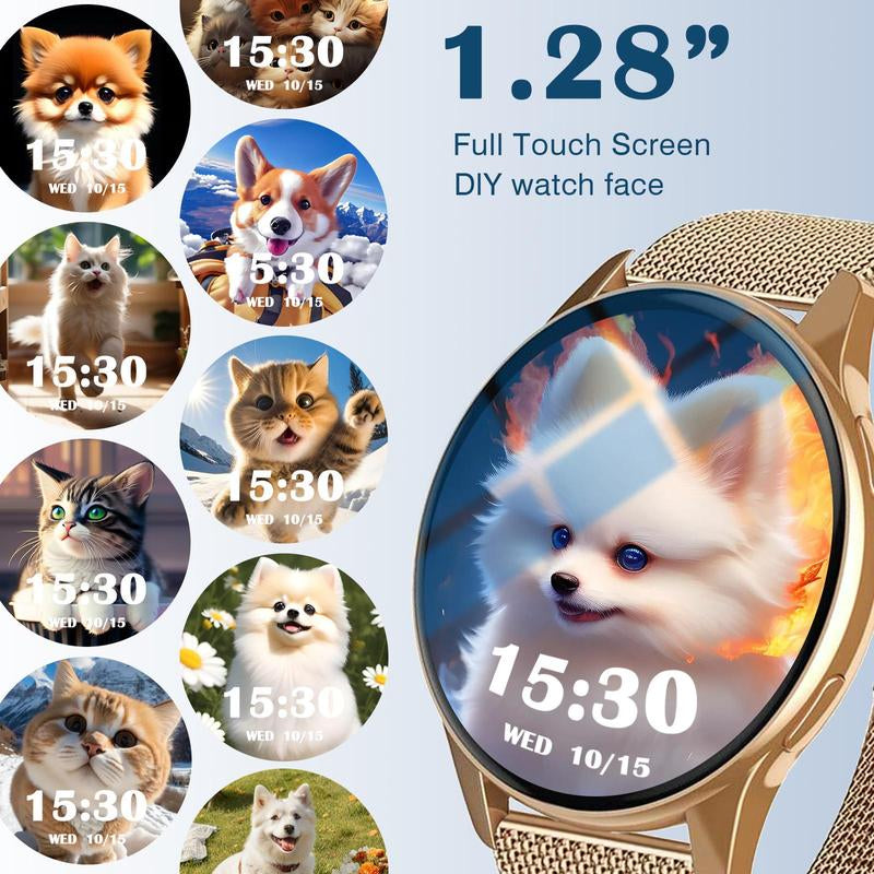 Multifunctional 1.28" Touch Screen Smart Watch for (Men/Women)