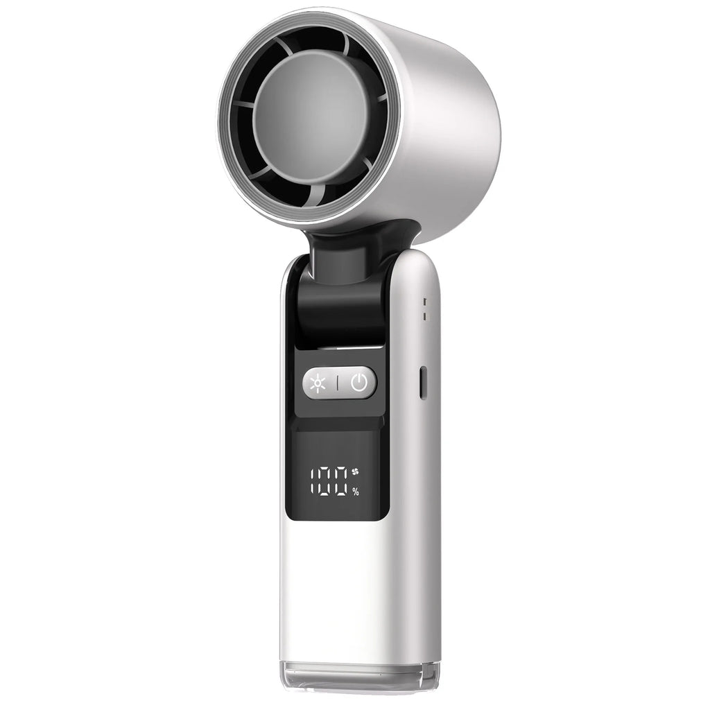Super Mini Turbo Fan 100 Levels (USB Powered Digital Display for Outdoor Camping Office Dorm)