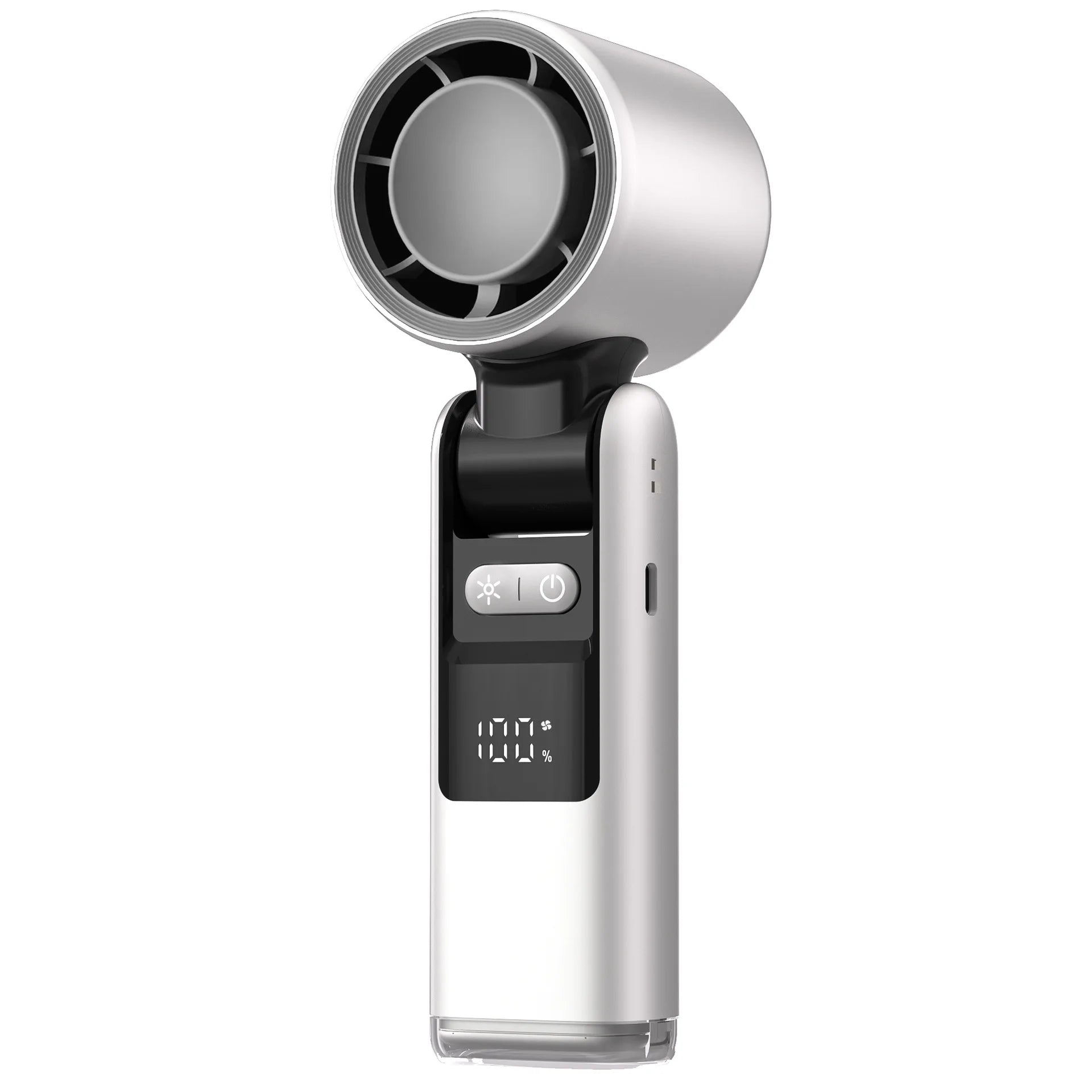 Super Mini Turbo Fan 100 Levels (USB Powered Digital Display for Outdoor Camping Office Dorm)